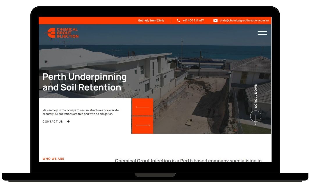 Chemical Grout Injection